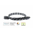 inakustik Black & White Referenz AC-2502 Netzkabel - 1,00 m
